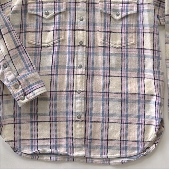 J. Crew Relaxed Fit Flannel Shacket - Picture 4 of 7